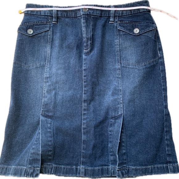 Sonoma denim jean skirt with slits and multiple pockets, 12 - Picture 6 of 7